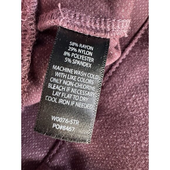 BETABRAND Womans Sz S Straight Leg Dress Pant Yoga Pants Sterling Rose W0076-STR - Picture 7 of 9